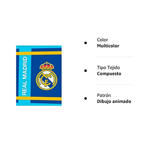 Real Madrid Manta coralina Premium 250gr (100-296), Multicolor, 130x160