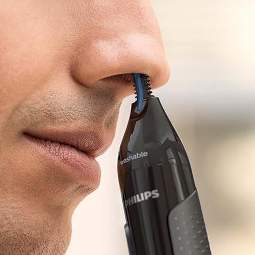 Recortador para nariz, orejas y cejas Nose trimmer Series 3000 de Philips con tecnología PrecisionTrim (modelo NT3650/16)