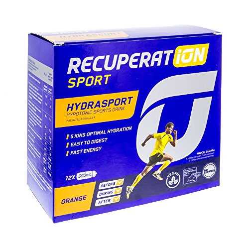 RECUPERAT-ION Sport Hydrasport Sabor Naranja | Bebida Deportiva científicamente formulada | 12 Sobres