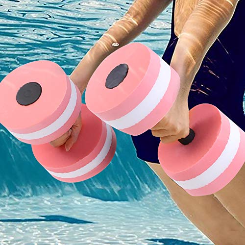 Redxiao Fitness Mancuernas acuáticas, 2 Piezas Pesas aeróbicas de Resistencia Pesada Barras de Espuma para aeróbicos acuáticos Fitness y Ejercicios de Piscina Set de Mancuernas(#2)