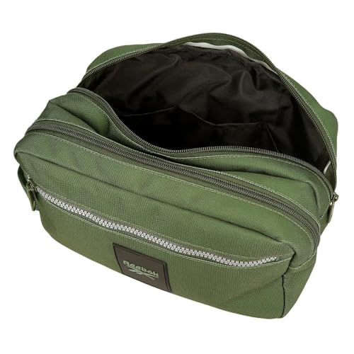 Reebok Arlie Neceser Dos Compartimentos Adaptable Verde 26x16x12 cms Poliéster