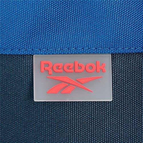 Reebok Atlantic, Equipaje Bolsa De Mensajero Niños, Azul (Blue), Mochila Saco Con Cremallera