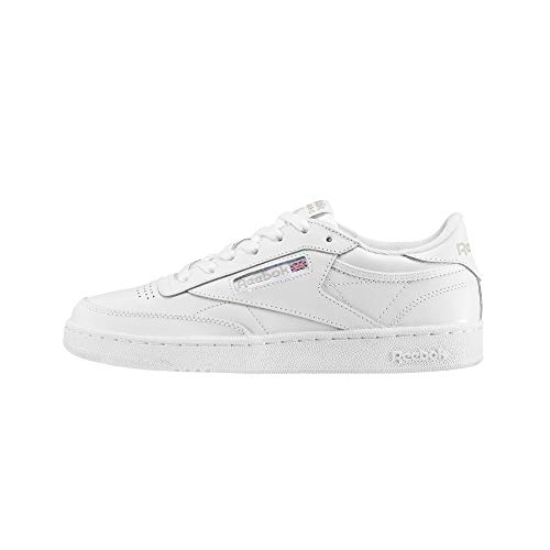 Reebok Club C 85, Zapatillas Mujer, Blanco (WHITE/LIGHT GREY), 39 EU