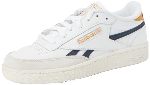 Reebok Club C Revenge, Zapatillas Hombre, FTWR White Vector Navy Retro Gold F23 R, 42 EU