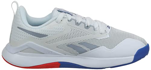 Reebok Nanoflex Tr 2, Zapatillas Mujer, Ftwr White Vector Blue Vector Red, 39 EU