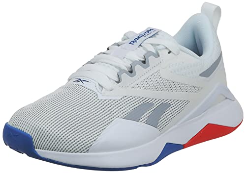 Reebok Nanoflex Tr 2, Zapatillas Mujer, Ftwr White Vector Blue Vector Red, 39 EU