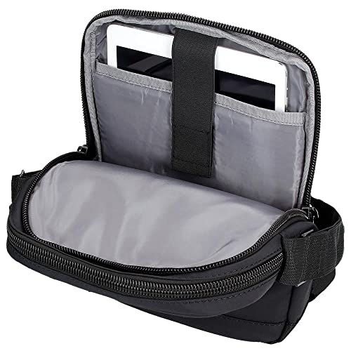 Reebok Newport Bandolera Portatablet Dos Compartimentos negro 22x27x8 cms Poliéster