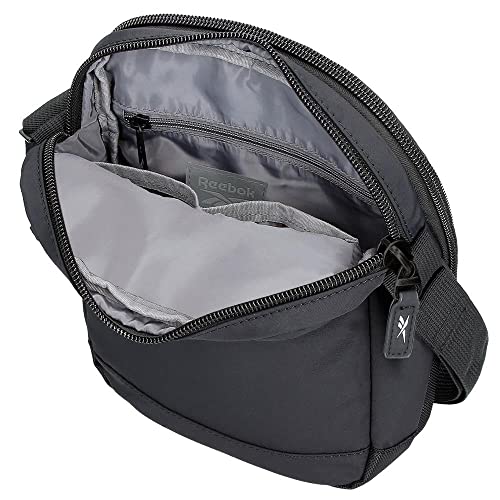 Reebok Newport Bandolera Portatablet Dos Compartimentos negro 22x27x8 cms Poliéster