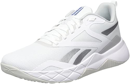 Reebok Nfx Trainer, Zapatillas de Deporte Mujer, FTWR White Pure Grey 2 Vector Blue, 37.5 EU