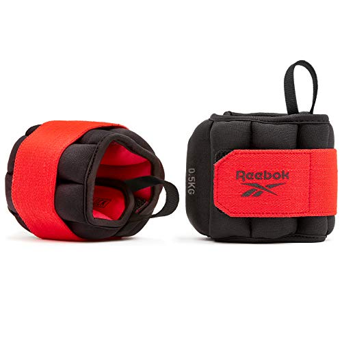 Reebok Pesas de muñeca Flexlock, 1 kg