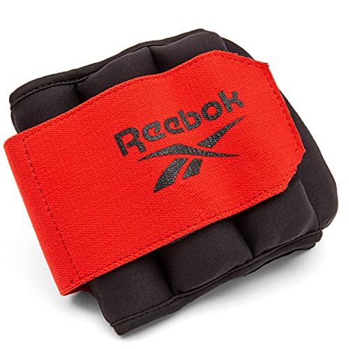 Reebok Pesas de Tobillo Flexlock, Negro, 2 kg