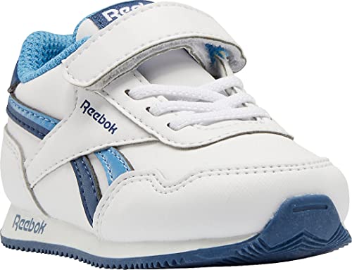 Reebok Royal Classic Jogger 3.0 1V, Zapatillas Bebé-Niños, FTWR White/Batik Blue/Essential Blue, 25 EU