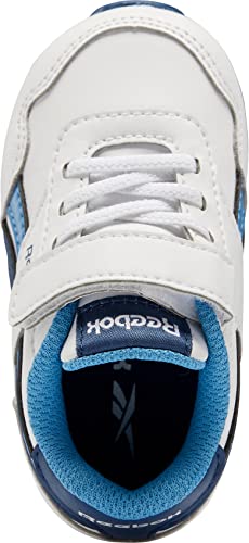 Reebok Royal Classic Jogger 3.0 1V, Zapatillas Bebé-Niños, FTWR White/Batik Blue/Essential Blue, 25 EU