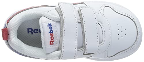 Reebok Royal Prime 2.0 Alt, Zapatillas Bebé-Niños, Footwear White/Vector Red/Vector Blue, 20 EU