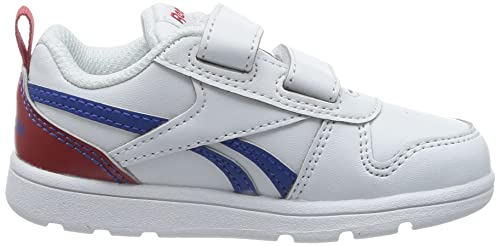 Reebok Royal Prime 2.0 Alt, Zapatillas Bebé-Niños, Footwear White/Vector Red/Vector Blue, 20 EU