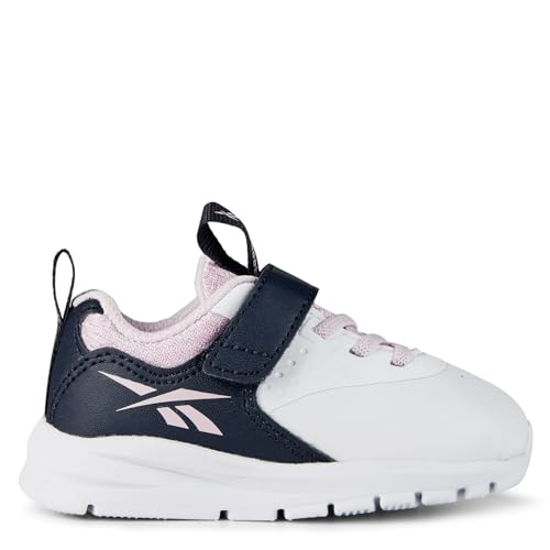 Reebok Rush Runner 4.0, Zapatillas Bebé-Niñas, Blanco (Footwear White/Pixel Pink/Vector Navy), 26 EU