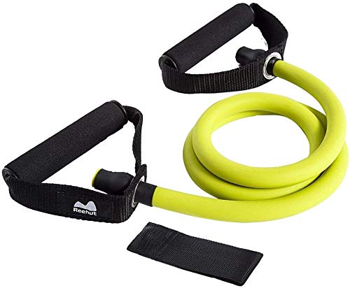 REEHUT Bandas Elásticas de Entrenamiento, Bandas de Resistencia para Fitness Cable de Ejercicio de Entrenamiento para Tonificación Muscular, Equipo de Ejercicio de Estiramientos para Yoga - Atómico