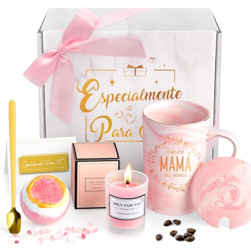 Regalo Madre, Regalo Madre Cumpleaños, Tazas para Mamá, Regalos Originales para Madres Navidad, Regalos Día de la Madre, Regalos para Madres Cumpleaños, Taza Cerámica de 340 ml