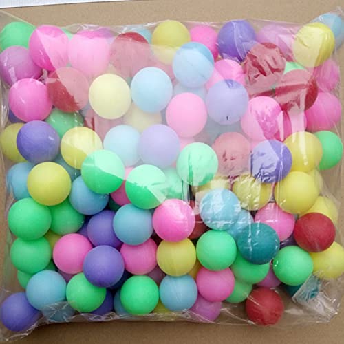 Regerly Pelotas de Ping Pong, 50Piezas Pelotas de Tenis Mesa Bolas Entrenamiento en Series Torneo Juegos para Adultos y Niños Mezcla de Colores