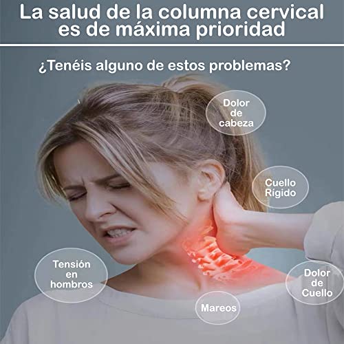 Relajador de cuello y cervicales. Alivio del dolor. Almohada quiropráctica relajante de tracción cervical. Uso: apoyar, relajar, estirar y traccionar cuello y hombros. Neck Cloud. Fabricada en EVA