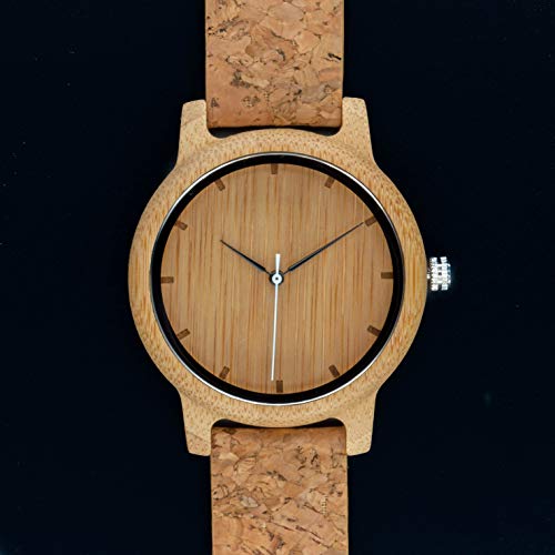 Reloj de Madera con Correa de Corcho Camden Cork