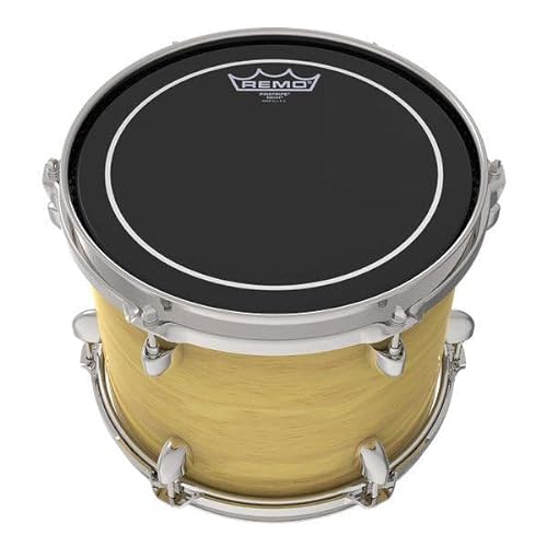 Remo ES-0610-PS Ebony P"stripe Drum Head, 10"