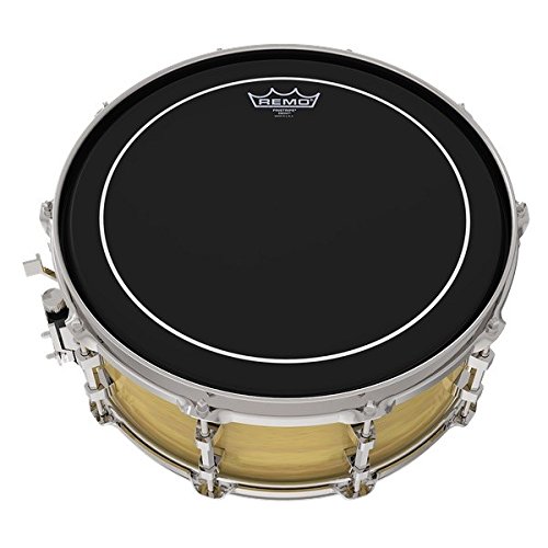 Remo ES-0614-PS Ebony P"stripe Drum Head, 14"