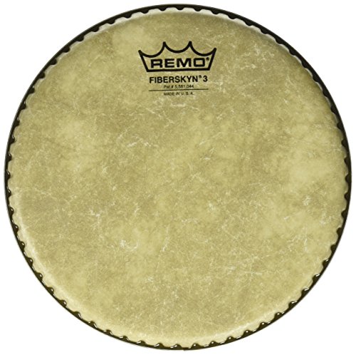 Remo Fiberskyn 3 Bongo M6-S800-F3 - Neumáticos de percusión (aluminio, 8")