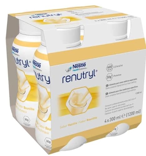 Renutryl Vainilla 24 Botellas 300 ml – Dieta Hipercalórica e Hiperproteica