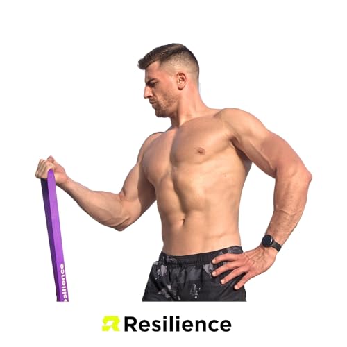 RESILIENCE Bandas de Resistencia, Bandas de dominadas, Calistenia, Dominadas asistidas, Bandas elásticas para estiramiento, yoga, pilates y fisioterapia, Entrenamiento en casa y Gimnasio.