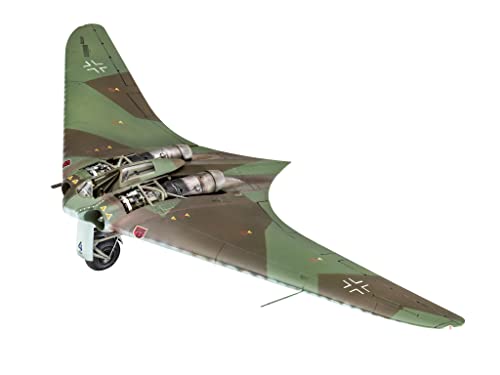 Revell 03859 Air Craft Horten Go229 A-1 Kit de Modelo Escala 1:48, Color sin barnizar