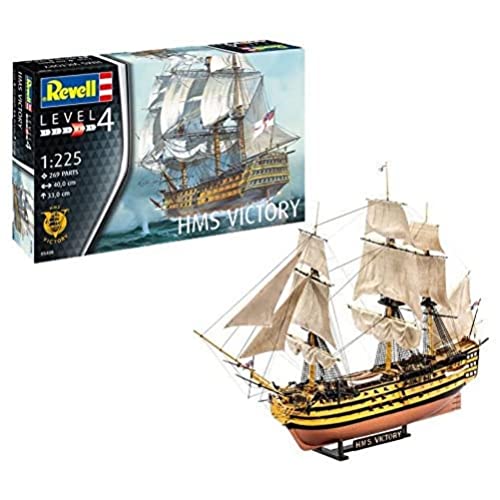 Revell Maqueta H.M.S. Victory, Kit Modello, Escala 1:225 (5408) (05408)