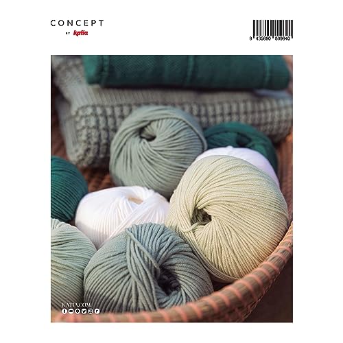 Revista de patrones Mujer, Hombre y Bebé – Lanas Merino Concept - KATIA