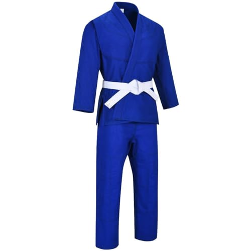 REWON Karate Judo Taekwondo Kimono, Premium Ligero Jiu Jitsu Estudiantes BJJ Gi Uniforme Entrenamiento de Artes Marciales MMA