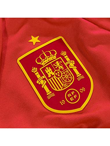 RFEF - Mini Kit Replica Oficial Selección Española de Fútbol | Primera Equipación España Mundial 2022 - Color Rojo | Talla 6 Años