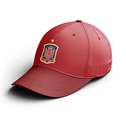 RFEF Regular, Gorra Unisex Júnior, Rojo, Talla Única