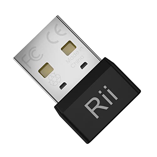 Rii USB Mouse Jiggler. Simulador automático que Mantiene el Ordenador Portátil Despierto y Simula el Movimiento del ratón para Evitar Inactividad