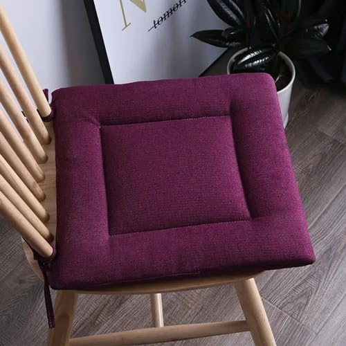 RINDE Cojín De Silla Acolchado Pequeñas Sillas Frescas De Algodón, Sillas para El Hogar, Sofás, Restaurantes, Sillas De Madera Maciza, Almohadillas Antideslizantes, Almohadillas-Juse-40X40Cm