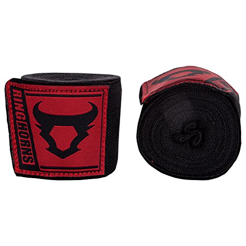 Ringhorns Vendas de boxeo. Unisex Adulto, negro, 4m.