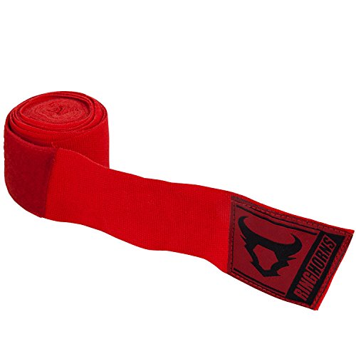 Ringhorns Vendas de boxeo. Unisex Adulto, rojo, 4m.