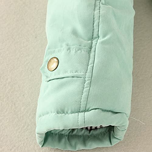 riou Abrigos Plumas de Cremallera Acolchado Invierno Chaqueta Parka Felpa Suéter Talla Grande Camisa de Manga Larga Hoodie Más Gruesa al Aire Libre Slim Fit Chaquetas 2024