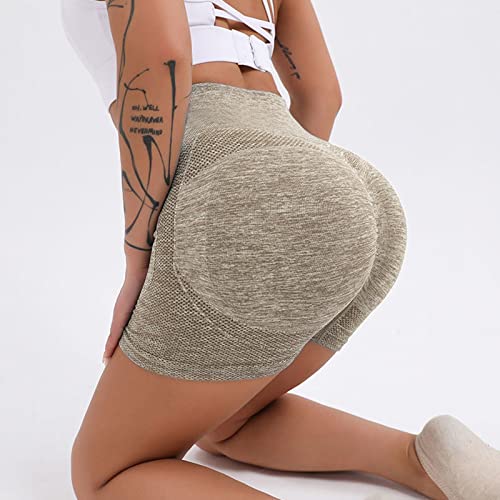 riou Leggins Cortos Mujer Push Up Pantalones Cortos Deporte sin Costuras Gym Shorts Pantalones Deportivos Ligero y Transpirable Verano Culote de Ciclismo Shorts Mujeres Elegante Original