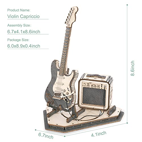 ROBOTIME 3D Puzzle Instrumento Musical Kits De Modelo De Madera para Adultos para Construir Kits De Construcción De Artesanía En Madera