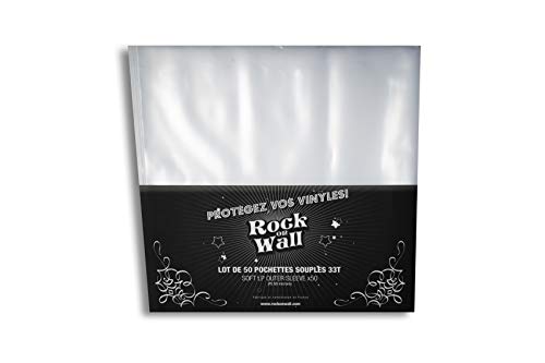 Rock on WallAR00259 Funda Blanda, LP, Paquete de 50