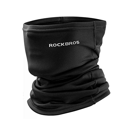 ROCKBROS Braga Cuello Moto Calentador de Cuello Térmica Pasamontañas de Invierno para Hombres Mujeres Bufanda de Ciclismo Esquí Senderismo Correr Deportes al Aire Libre