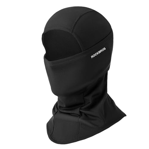 ROCKBROS Pasamontañas Anti Viento Transpirable para Deportes al Aire Libre Bicicleta Motocicleta Snowboard Esquí Ciclismo para Otoño Invierno Hombre y Mujer