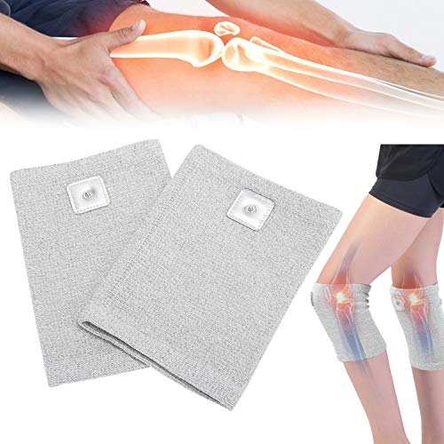 Rodillera Conductora, Rodilleras de Electrodos para Máquina TENS, Instrumento de Fisioterapia, Rodilleras de Masaje de Fibra Plateada Calcetines para Fisioterapia