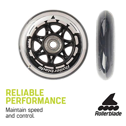 Rollerblade Wheelkit 84mm 84A, SG7 Rodamientos, 8 unidades, transparente, US Unisex ST