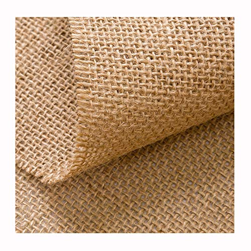 Rollo de Arpillera Natural Tela por Metros de Arpillera Para Manualidades Textiles, Decoraciones - Ancho 150cm(Color:Style2)