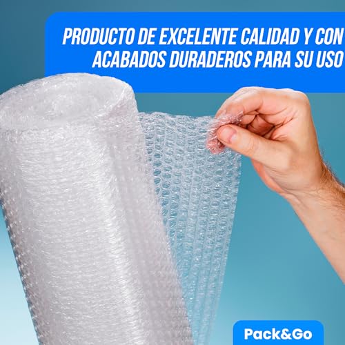 Rollo de Burbujas - 20m x 50cm - Papel Burbuja Embalaje Mudanza, Protección y Envíos - Plástico Burbujas Embalaje para Mudanzas, Muebles, Objetos frágiles, Platos, Vajilla